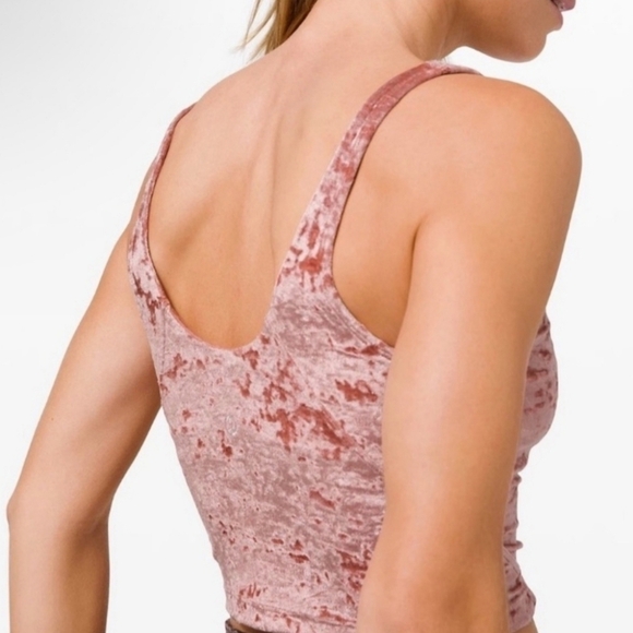 Lululemon align crushed velvet built in bra tank - Picture 3 of 10